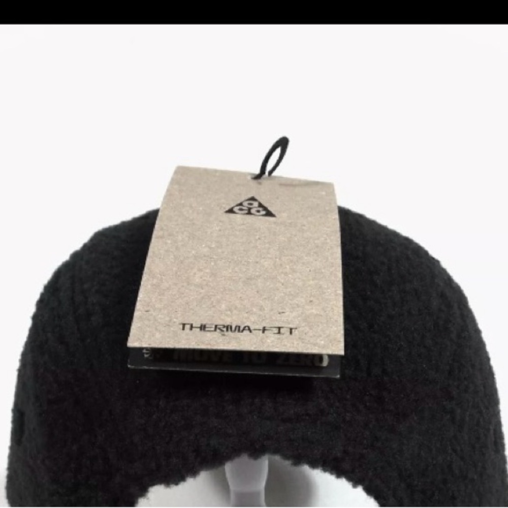 Nike ACG Therma-Fit Fly Unstructured Cap Bicoastal Black Mens new - Picture 2 of 7